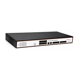 سوییچ فیبرنوری دارای 10 پورت SFP به همراه 8 پورت شبکه لایه 2