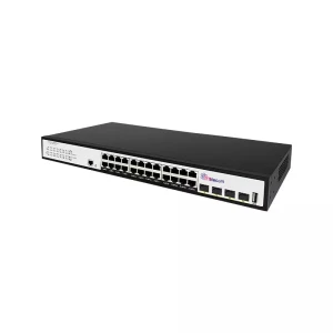 سوئیچ شبکه مدیریتی لایه ۳، ۲۴ پورت گیگابیتی + ۴ پورت +SFP ده گیگ