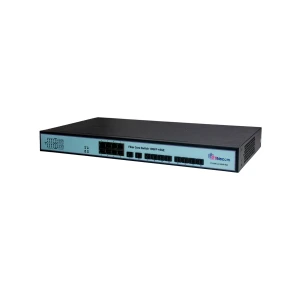 سوییچ فیبرنوری دارای 10 پورت SFP به همراه 8 پورت شبکه لایه 2