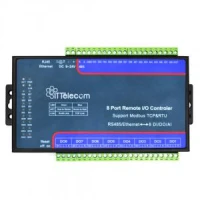 ماژول کنترل I/O مدباس TCP و RTU با 8 کانال | ریموت I/O صنعتی